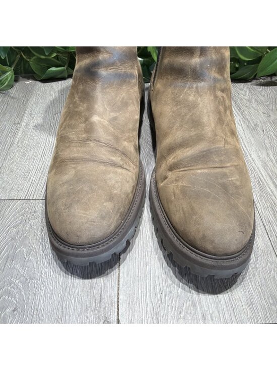 Common Projects Waxed Leather Chelsea Winter Fall Boots - Lug Sole Men Size 45 main image 9